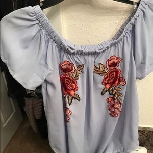 Off the shoulder top